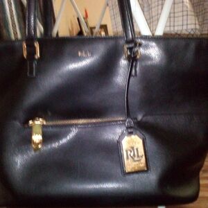 Polo by Ralph Lauren Black Shoulder Bag